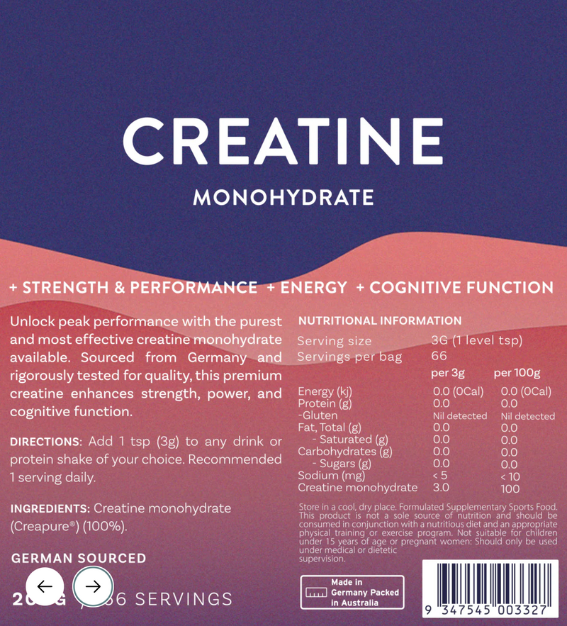 Creatine Monohydrate 200g